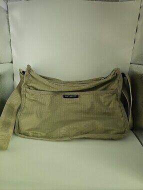 Samsonite Light Olive Green Messenger Crossbody Bag